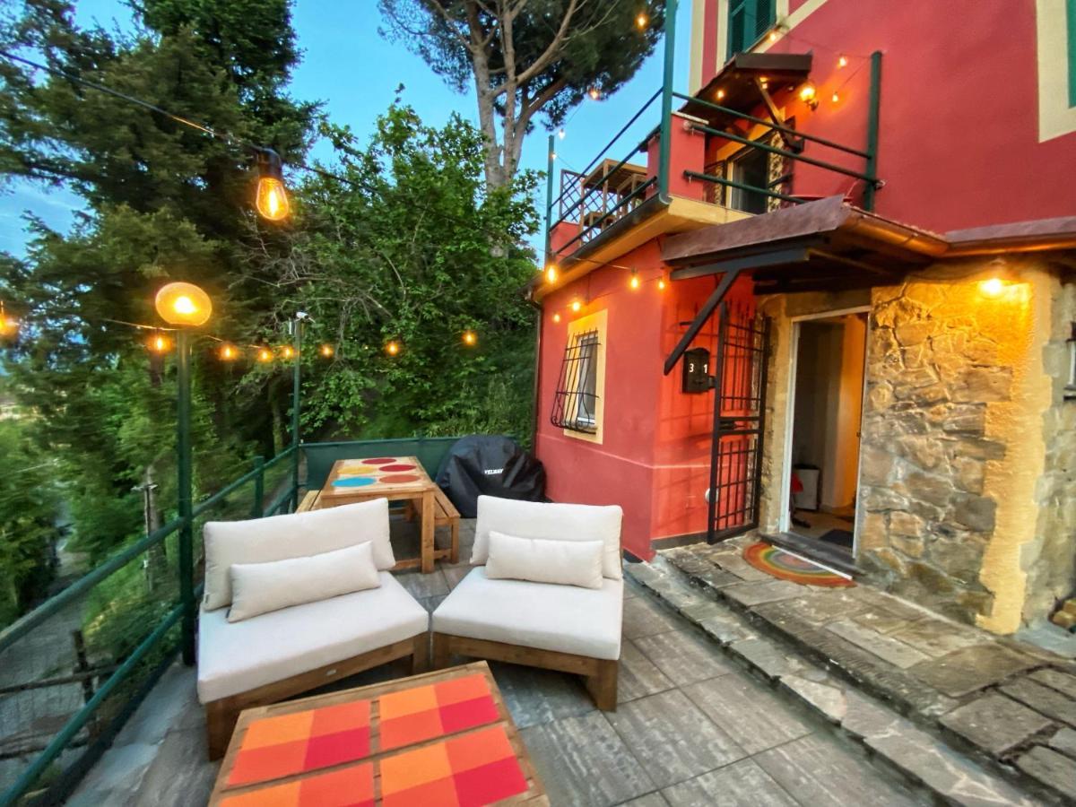 Willa La Casa Rossa Arcola Con Vista Zewnętrze zdjęcie